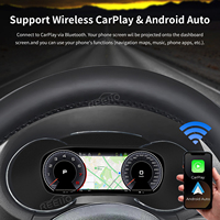 10.25" HD LCD Digital Dashboard Cluster Audi A3 2012-2020 1920x720 Wireless CarPlay Android Auto Plug&Play Speedometer 1 Tahun Garansi