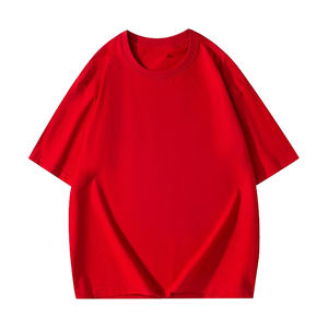 เสื้อยืดผู้ชายโอเวอร์ไซส์ผ้านิ่มถักสีพื้นพิมพ์ลายดิจิตัลสกรีนลายพิมพ์ DTF DTG ว่างเปล่า - Product Image 3