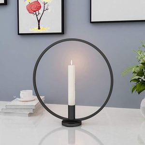 Diseño atractivo Decoración del hogar Soporte de vela de metal de mesa Portavelas hecho a mano para decoración. - Product Image 4