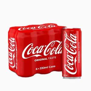 Coca Cola 330ml Cans Fizzy <b>Soft</b> <b>Drink</b> Refreshing Cola Beverage Premium Quality Perfect for Retail and Bulk Supply Hot Deal - Product Image 1