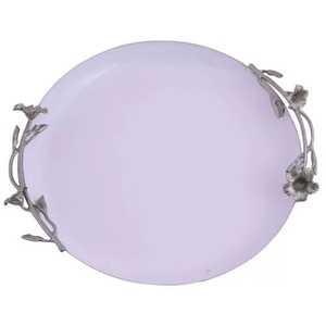 Bandeja de Metal para Dulces - Diseño Clásico Moderno de Lujo, Reutilizable y Ecológica para Decoración Festiva de Ramadán - Product Image 1