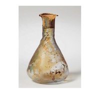 Botella de perfume de vidrio soplado U antigua hecha a mano, botella de perfume grande de gran tamaño, botella de vidrio de fragancia, el mejor regalo para hombres y mujeres
