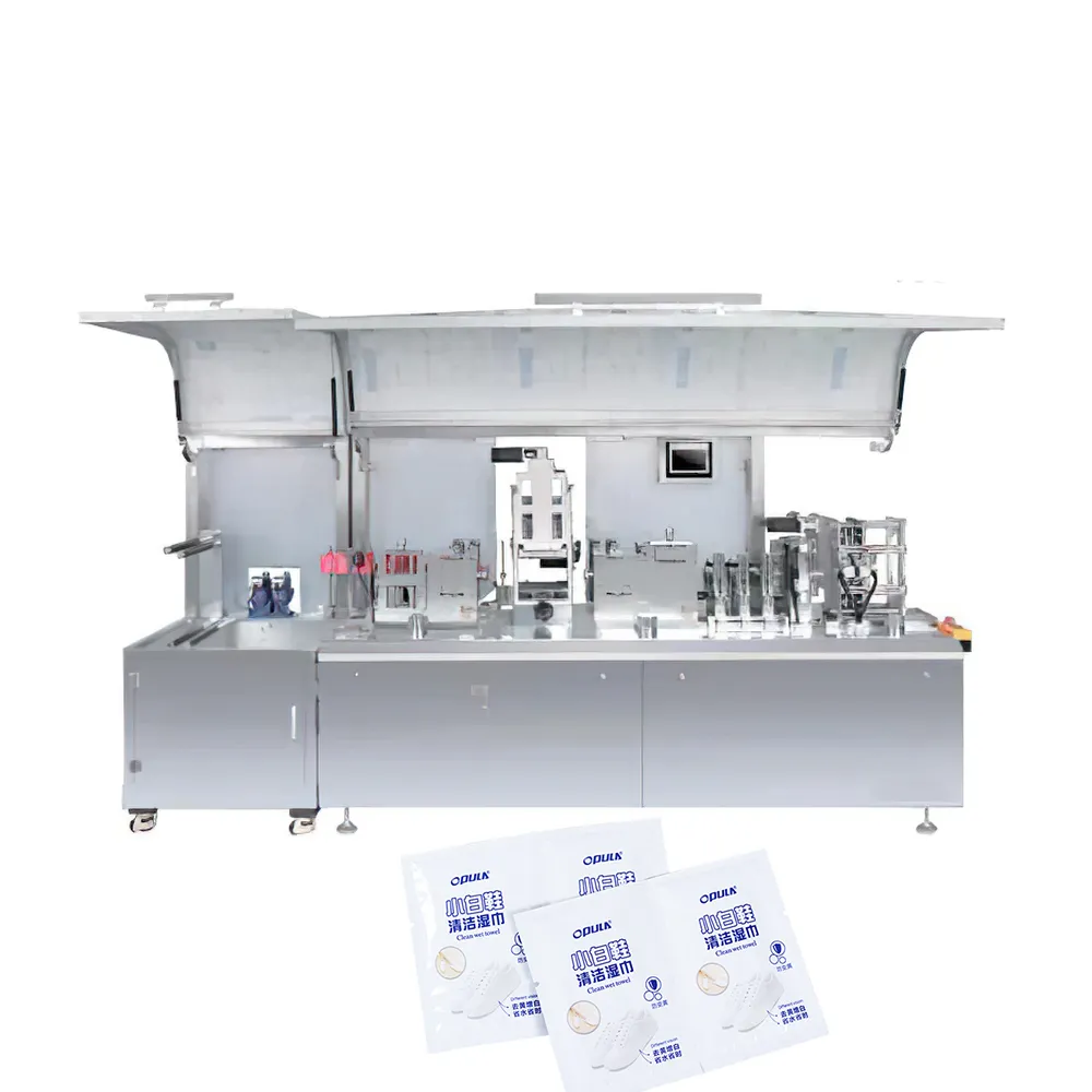 Volautomatische Reiniging Natte Doekjes Maken Machine/Natte Doekjes Productie-Apparatuur Prijs