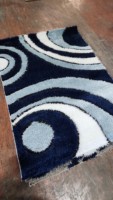 Türkischer Polyester-Shaggy-Teppich Adiva Jacquard-Gewebter Maschinengefertigter Hochfloriger Wendeteppich Waschbar Antibakteriell