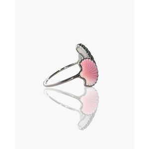 กำไลข้อมือแบบละเอียด B&S กำไลเปลือกหอยสีชมพูแกะสลัก - Product Image 2