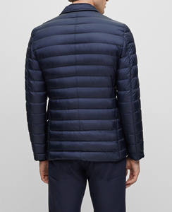 Veste à bulles d'hiver à la vente chaude pour hommes, veste à bulles légère et chaude pour l'extérieur, veste matelassée en duvet pour hommes - Product Image 2