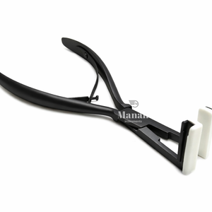 Pinzas de Acero Inoxidable de Alta Calidad para Extensiones de Cabello, Almohadillas de Silicona, Herramienta de Sellado de Superficie Plana para Instalación y Remoción de Extensiones de Cinta - Product Image 6