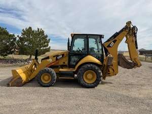 Caterpillar 424 barato - 4WD, martillo hidráulico, aire acondicionado, desplazamiento lateral - Product Image 2