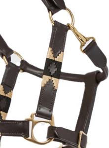 Licol en cuir de cheval brun personnalisé de haute qualité, accessoires en laiton, style anglais durable, utilisation équestre, prix compétitif - Product Image 6