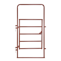 Panneau de clôture pour bétail en acier galvanisé à chaud, tube rond, 6 ovales, 8ft, 10ft, 12ft, 16ft, usage moyen