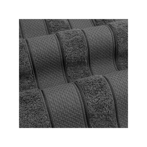 Serviette de bain en coton Violet Terry 27x54 pouces 520GSM avec motif brodé de fusée spatiale et haute absorption Fabriquée en Inde Vente en gros - Product Image 5