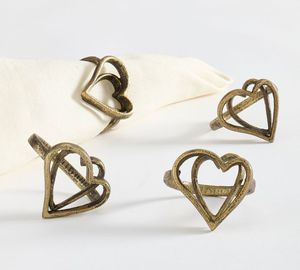 Servilletero de metal dorado moderno con diseño elegante para fiestas de decoración de mesa de comedor sofisticadas o reuniones navideñas - Product Image 6