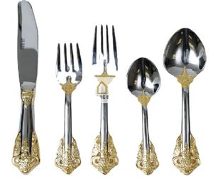 Couverts de luxe en acier inoxydable de qualité supérieure Couverts de cuisine décoratifs faits à la main Couverts fantaisie décoratifs au prix le plus bas - Product Image 1