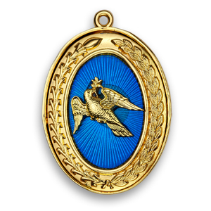 แปรงโลหะทำจากโลหะเครื่องเพชรพลอยสำหรับเครื่องแบบพิธีการเหรียญตามสั่งแบบดั้งเดิมประจำจังหวัดลอนดอน - Product Image 4