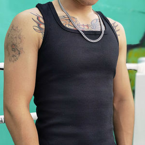 High Quality Mens Gym <b>Vest</b> Top Mens 230g Gym Tank Top Custom Logo <b>Muscle</b> Sport <b>Fit</b> Ribbed <b>Vests</b> Ribbed <b>Vest</b> Men - Product Image 1