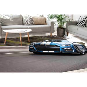 Tapis imprimé : Tapis Shelby Cobra, Tapis en chenille, Tapis d'entrée, Tapis cadeau pour les amateurs de voitures, Tapis à poils doux - Product Image 2