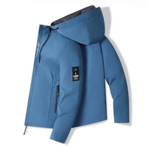 Nouvelle veste coupe-vent design personnalisé fabricant de vêtements d'extérieur veste à capuche de printemps pour hommes en qualité supérieure - Product Image 6