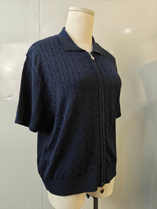 Camiseta de Cachemira 100% Pura de Manga Corta para Mujer, Estilo Clásico para el Verano, Venta Caliente de Fábrica - Product Image 3