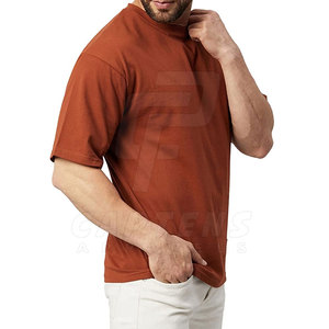 เสื้อยืดโอเวอร์ไซส์ผู้ชายทรงโอเวอร์ไซส์ระบายอากาศได้โลโก้ออกแบบได้ตามต้องการ - Product Image 4