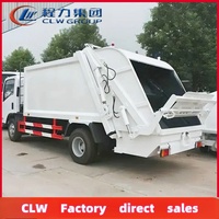 Camion compacteur de déchets Isuzu 4X2 12cbm de conception nouvelle avec transmission manuelle, moteur et moteur diesel