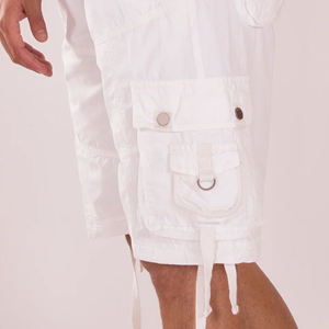 2026 <b>Men's</b> Solid Pattern Cargo Sweat <b>Shorts</b> High Street Casual <b>Elastic</b> <b>Waist</b> Gym Jogger 5 Pockets Cotton Athletic Workout - Product Image 4