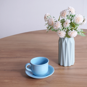 Mesa de Comedor Redonda de Madera de Teca Sólida de Diseño Contemporáneo, Ecológica y Moderna para Uso en el Hogar, Hoteles y Apartamentos - Product Image 5
