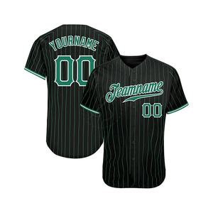 Camisetas de Béisbol Transpirables Personalizables de Alta Calidad, Tela 100% Poliéster, Gráficos Personalizados, Secado Rápido, Protección UV para Equipos - Product Image 2