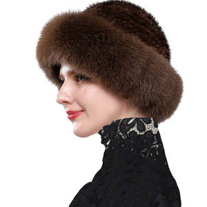 Soft Hand-Feel Faux Fur <b>Beanie</b> Hat Ultra-Warm <b>Beanie</b> With Full Fur Exterior Made In Pakistan - Product Image 1