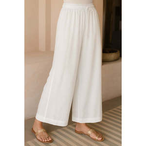 Pantalones Palazzo de Mujer Misty Dew, Transpirables y Tejidos - Product Image 1