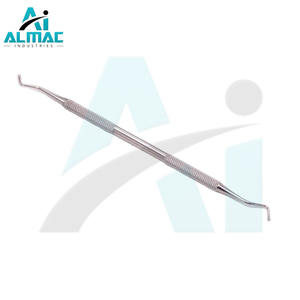 Sonda Excavadora Dental de Doble Punta ALMAC de 17 cm, Instrumento Quirúrgico Manual de Acero Inoxidable, Certificado CE, Removedor de Sarro Dental - Product Image 1