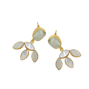 Pendientes de diseño único con madreperla - Product Image 3