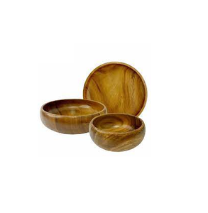 Juego de cena de madera de alta calidad, mesa de comedor de madera y acero, sillas, producto en oferta - Product Image 1