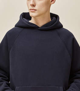 Sweat-shirts de luxe pour hommes à épaules tombantes, épais (700 GSM, 600 GSM, 430 GSM), 100% coton, respirants, avec poches, pour l'hiver, vente en gros - Product Image 5