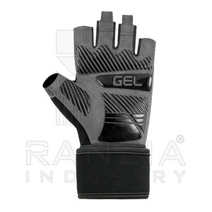 Custom Weightlifting Athletic Workout Fitness <b>Weight</b> Lifting Powerlifting Glove Unisex Gym Gloves Gear Accessories - Product Image 2
