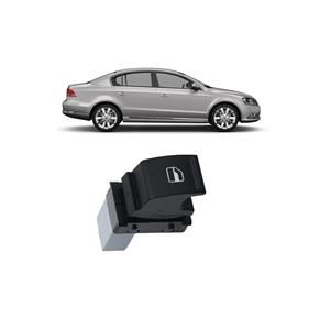 Interruptor Automático para Volkswagen B6 2006-2011, Negro, Delantero/Trasero, para Ventanilla de Pasajero, 1 Pieza, 7L6959855B, Compatible con TR - Product Image 1