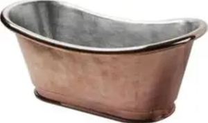 Clawfoot design Free Standing Copper Bathtub in Antique patina or Any customized Finished wholesale Transform Your Bathroom with - Product Image 3