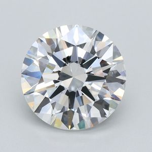 3,5 Ct IGI White Loose Lab Grown redondo corte brillante diamante VS1 claridad para anillos de compromiso o fabricación de joyas - Product Image 1