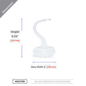 HCH1708 - Crane Neck Bud <b>Vase</b> - 8 - Product Image 4