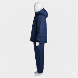 Ensemble survêtement pour homme avec logo personnalisé, coupe-vent d'hiver, pantalon de jogging, veste respirante, ensemble deux pièces, style streetwear, polyester/coton - Product Image 5