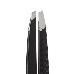 Pince à sourcils inclinée de haute qualité en acier inoxydable prix de gros pince à épiler professionnelle rose et noire pour façonner les sourcils - Product Image 4