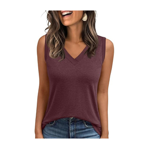Camiseta sin mangas de verano de calidad premium para mujer, camiseta sin mangas ligera para mujer, camiseta sin mangas para uso al aire libre para mujer - Product Image 5