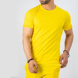 Conjuntos de camisetas de verano para hombre, diseños totalmente personalizados, transpirables, de alta calidad, color personalizado y logotipo, poliéster/algodón - Product Image 3