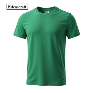 T-shirts en coton décontracté pour hommes de haute qualité été solide uni rouge à manches courtes col personnalisé Style tricoté formel - Product Image 5