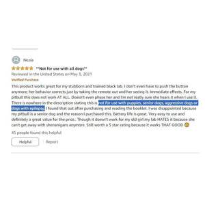 Dispositif de contrôle des aboiements de chien rechargeable Double haut-parleurs Couleurs personnalisées 2-en-1 Formation par ultrasons Matériau plastique UT01 Soins des chiens - Product Image 3