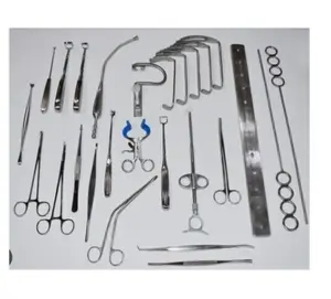 Vente chaude Taille personnalisée Instruments ORL en acier inoxydable Ensemble chirurgical de base
