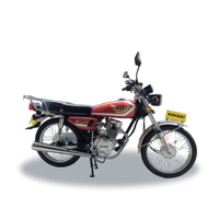 Motocyclette tout-terrain à essence CG 125cc de fabrication chinoise avec moteur pour l'exportation vers l'Afrique