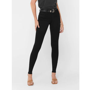 Jeans en denim noir de qualité supérieure, pantalon skinny taille mi-haute pour femmes, pantalon en denim stretch pour femmes, jeans pour femmes - Product Image 6