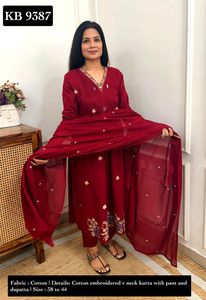 Compre Ahora el Mejor Salwar Kameez Moderno con Bordado Intenso y Bajo Presupuesto, con Dupatta, Ropa de Mujer para Graduación, Material MODAL - Product Image 3