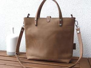 Sac fourre-tout en cuir véritable de luxe pour femmes, usage quotidien, fait main, marque personnalisée LTB-0032 - Product Image 5