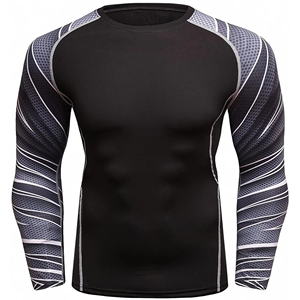 2026 Customized Design MMA Blank <b>Rash</b> <b>Guard</b> <b>BJJ</b> <b>Rash</b> <b>Guard</b> With Your Logo / Custom Design Made Logo Jiu-Jitsu <b>Rash</b> <b>Guard</b> - Product Image 3